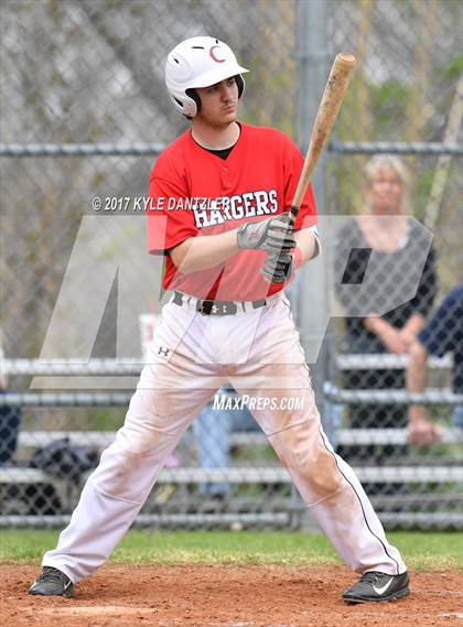 Thumbnail 1 in CHANT HomeSchool vs McKinney Christian Academy (Dallas Lutheran Wood Bat Tournament) photogallery.