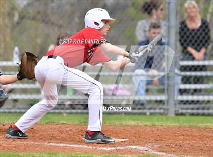 Thumbnail 2 in CHANT HomeSchool vs McKinney Christian Academy (Dallas Lutheran Wood Bat Tournament) photogallery.