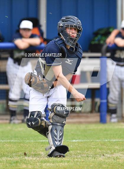 Thumbnail 1 in CHANT HomeSchool vs McKinney Christian Academy (Dallas Lutheran Wood Bat Tournament) photogallery.