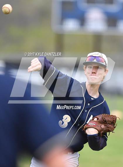 Thumbnail 1 in CHANT HomeSchool vs McKinney Christian Academy (Dallas Lutheran Wood Bat Tournament) photogallery.