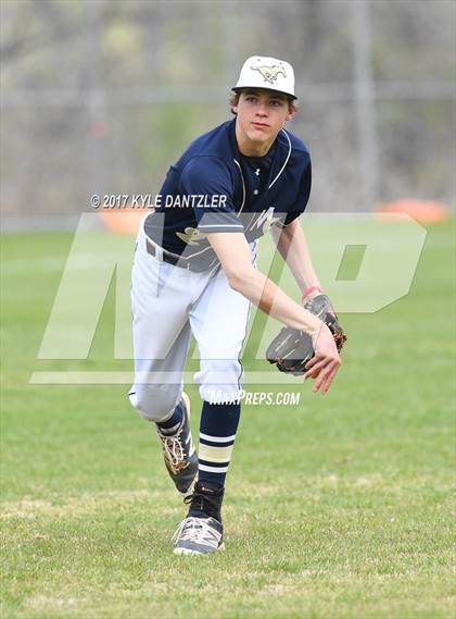 Thumbnail 2 in CHANT HomeSchool vs McKinney Christian Academy (Dallas Lutheran Wood Bat Tournament) photogallery.