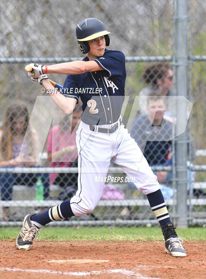 Thumbnail 2 in CHANT HomeSchool vs McKinney Christian Academy (Dallas Lutheran Wood Bat Tournament) photogallery.