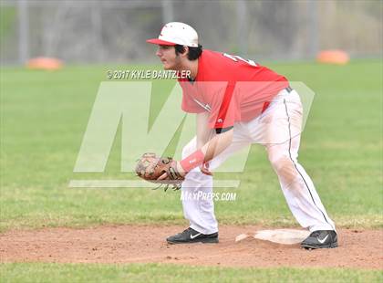 Thumbnail 3 in CHANT HomeSchool vs McKinney Christian Academy (Dallas Lutheran Wood Bat Tournament) photogallery.