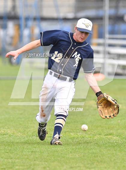 Thumbnail 2 in CHANT HomeSchool vs McKinney Christian Academy (Dallas Lutheran Wood Bat Tournament) photogallery.