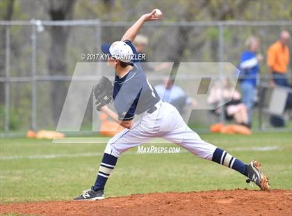 Thumbnail 2 in CHANT HomeSchool vs McKinney Christian Academy (Dallas Lutheran Wood Bat Tournament) photogallery.