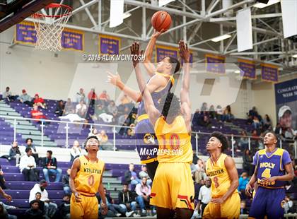 Thumbnail 3 in Wesleyan Christian Academy vs. Word of God Christian Academy (John Wall Holiday Invitational) photogallery.