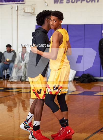 Thumbnail 1 in Wesleyan Christian Academy vs. Word of God Christian Academy (John Wall Holiday Invitational) photogallery.