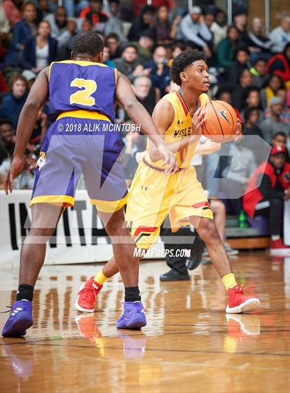 Thumbnail 3 in Wesleyan Christian Academy vs. Word of God Christian Academy (John Wall Holiday Invitational) photogallery.