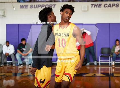 Thumbnail 2 in Wesleyan Christian Academy vs. Word of God Christian Academy (John Wall Holiday Invitational) photogallery.