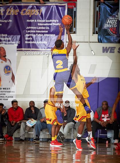 Thumbnail 2 in Wesleyan Christian Academy vs. Word of God Christian Academy (John Wall Holiday Invitational) photogallery.