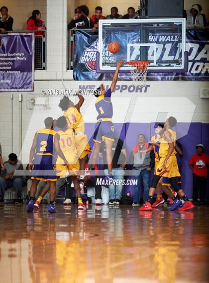 Thumbnail 2 in Wesleyan Christian Academy vs. Word of God Christian Academy (John Wall Holiday Invitational) photogallery.