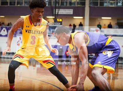Thumbnail 1 in Wesleyan Christian Academy vs. Word of God Christian Academy (John Wall Holiday Invitational) photogallery.