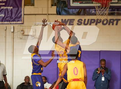 Thumbnail 2 in Wesleyan Christian Academy vs. Word of God Christian Academy (John Wall Holiday Invitational) photogallery.