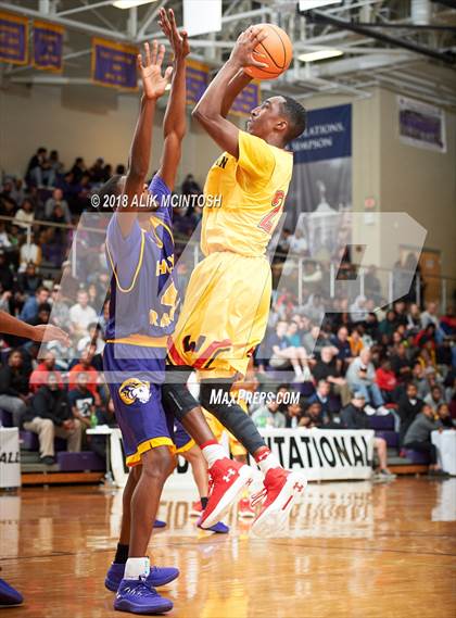 Thumbnail 1 in Wesleyan Christian Academy vs. Word of God Christian Academy (John Wall Holiday Invitational) photogallery.