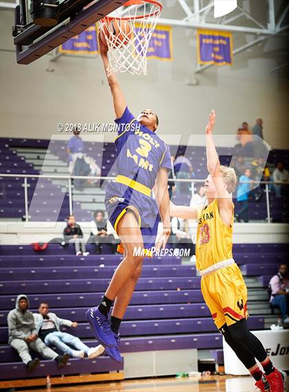 Thumbnail 1 in Wesleyan Christian Academy vs. Word of God Christian Academy (John Wall Holiday Invitational) photogallery.