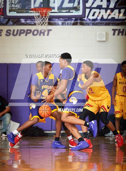 Thumbnail 3 in Wesleyan Christian Academy vs. Word of God Christian Academy (John Wall Holiday Invitational) photogallery.