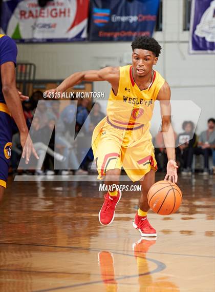 Thumbnail 1 in Wesleyan Christian Academy vs. Word of God Christian Academy (John Wall Holiday Invitational) photogallery.