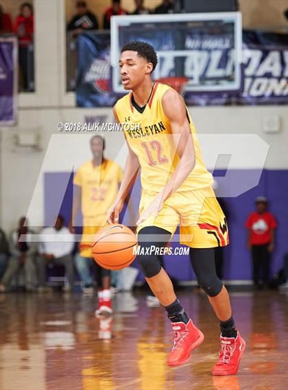 Thumbnail 2 in Wesleyan Christian Academy vs. Word of God Christian Academy (John Wall Holiday Invitational) photogallery.