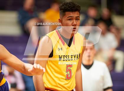 Thumbnail 2 in Wesleyan Christian Academy vs. Word of God Christian Academy (John Wall Holiday Invitational) photogallery.