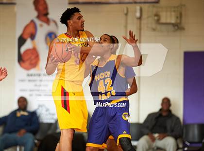 Thumbnail 1 in Wesleyan Christian Academy vs. Word of God Christian Academy (John Wall Holiday Invitational) photogallery.