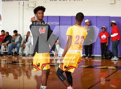 Thumbnail 1 in Wesleyan Christian Academy vs. Word of God Christian Academy (John Wall Holiday Invitational) photogallery.
