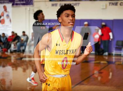 Thumbnail 1 in Wesleyan Christian Academy vs. Word of God Christian Academy (John Wall Holiday Invitational) photogallery.