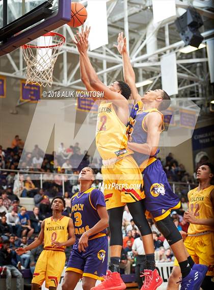 Thumbnail 1 in Wesleyan Christian Academy vs. Word of God Christian Academy (John Wall Holiday Invitational) photogallery.