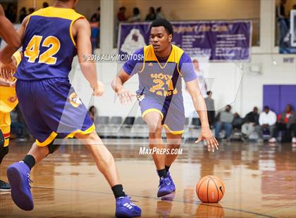 Thumbnail 2 in Wesleyan Christian Academy vs. Word of God Christian Academy (John Wall Holiday Invitational) photogallery.