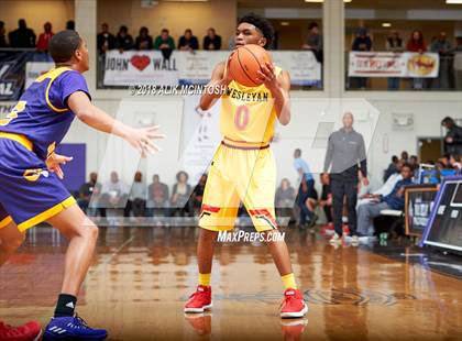 Thumbnail 2 in Wesleyan Christian Academy vs. Word of God Christian Academy (John Wall Holiday Invitational) photogallery.