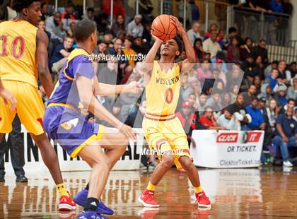 Thumbnail 2 in Wesleyan Christian Academy vs. Word of God Christian Academy (John Wall Holiday Invitational) photogallery.