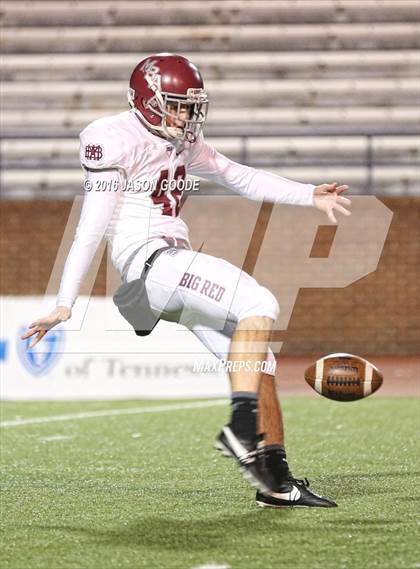Thumbnail 1 in Brentwood Academy vs. Montgomery Bell Academy (TSSAA Division II Class AA Final) photogallery.