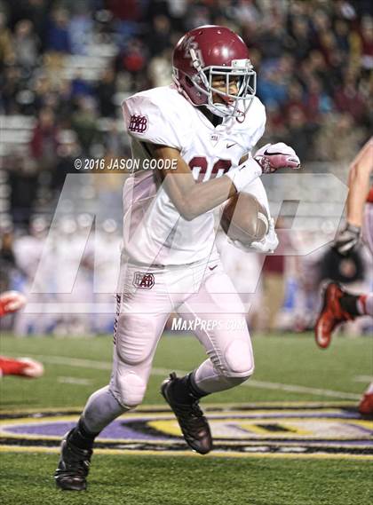 Thumbnail 3 in Brentwood Academy vs. Montgomery Bell Academy (TSSAA Division II Class AA Final) photogallery.
