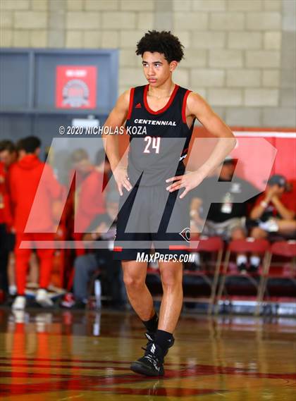 Thumbnail 2 in Salesian vs. Centennial (Nike Extravaganza) photogallery.