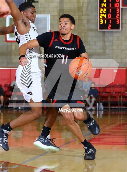Thumbnail 3 in Salesian vs. Centennial (Nike Extravaganza) photogallery.