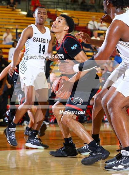 Thumbnail 2 in Salesian vs. Centennial (Nike Extravaganza) photogallery.