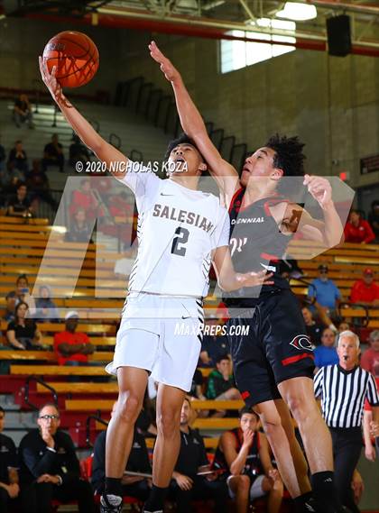 Thumbnail 3 in Salesian vs. Centennial (Nike Extravaganza) photogallery.