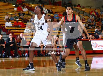 Thumbnail 3 in Salesian vs. Centennial (Nike Extravaganza) photogallery.