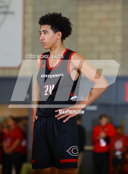Thumbnail 2 in Salesian vs. Centennial (Nike Extravaganza) photogallery.