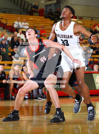 Thumbnail 1 in Salesian vs. Centennial (Nike Extravaganza) photogallery.