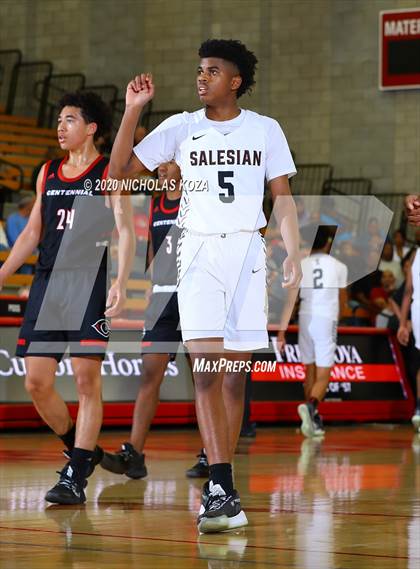 Thumbnail 1 in Salesian vs. Centennial (Nike Extravaganza) photogallery.