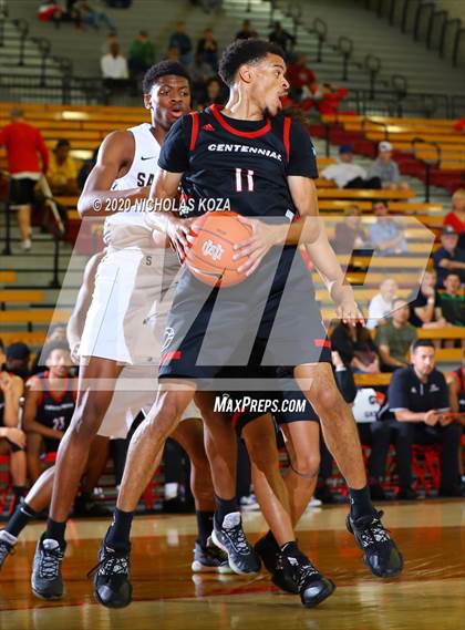 Thumbnail 1 in Salesian vs. Centennial (Nike Extravaganza) photogallery.
