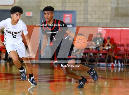 Thumbnail 1 in Salesian vs. Centennial (Nike Extravaganza) photogallery.