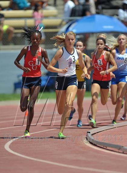 Thumbnail 1 in CIF SS Track and Field Finals (Girls Division 1 -1600m) photogallery.