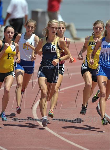 Thumbnail 2 in CIF SS Track and Field Finals (Girls Division 1 -1600m) photogallery.