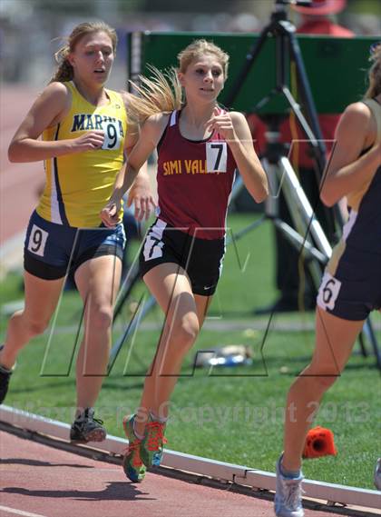 Thumbnail 1 in CIF SS Track and Field Finals (Girls Division 1 -1600m) photogallery.