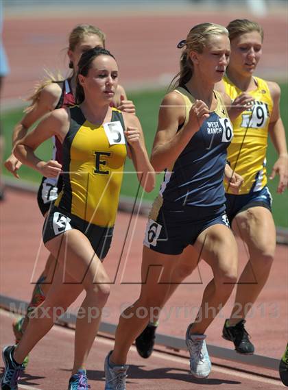 Thumbnail 3 in CIF SS Track and Field Finals (Girls Division 1 -1600m) photogallery.