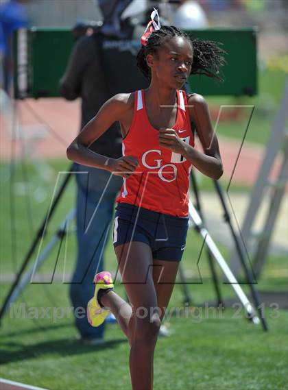 Thumbnail 2 in CIF SS Track and Field Finals (Girls Division 1 -1600m) photogallery.