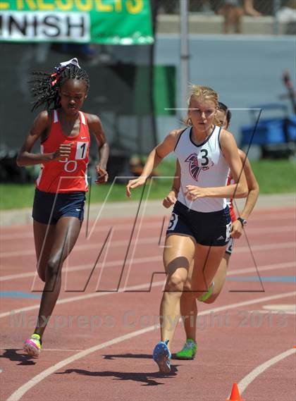 Thumbnail 1 in CIF SS Track and Field Finals (Girls Division 1 -1600m) photogallery.