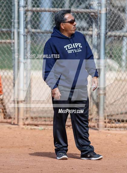 Thumbnail 3 in Chandler Prep vs. Tempe (Chandler Prep Softball Classic) photogallery.
