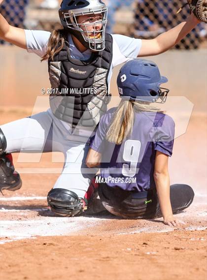Thumbnail 2 in Chandler Prep vs. Tempe (Chandler Prep Softball Classic) photogallery.